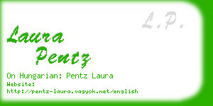 laura pentz business card